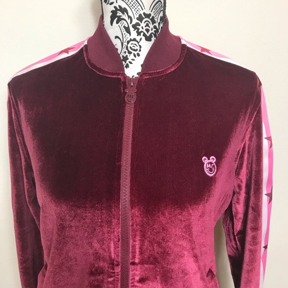 Conv&Miley Cyprus Velvet SET:Jacket+Pant Burgundy - Picture 7 of 8